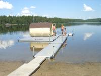 Easyfloat med flytende bastu