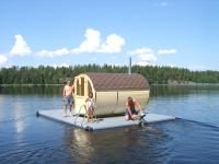 Easyfloat flåte med bastu