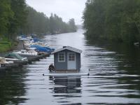 Easyfloat flåte med hytte