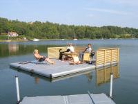 Easyfloat terasse med motorfeste