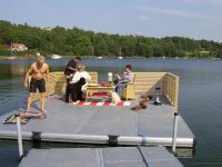 Easyfloat terasse med motorfeste