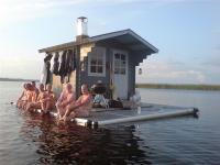 Easyfloat flåte med bastu